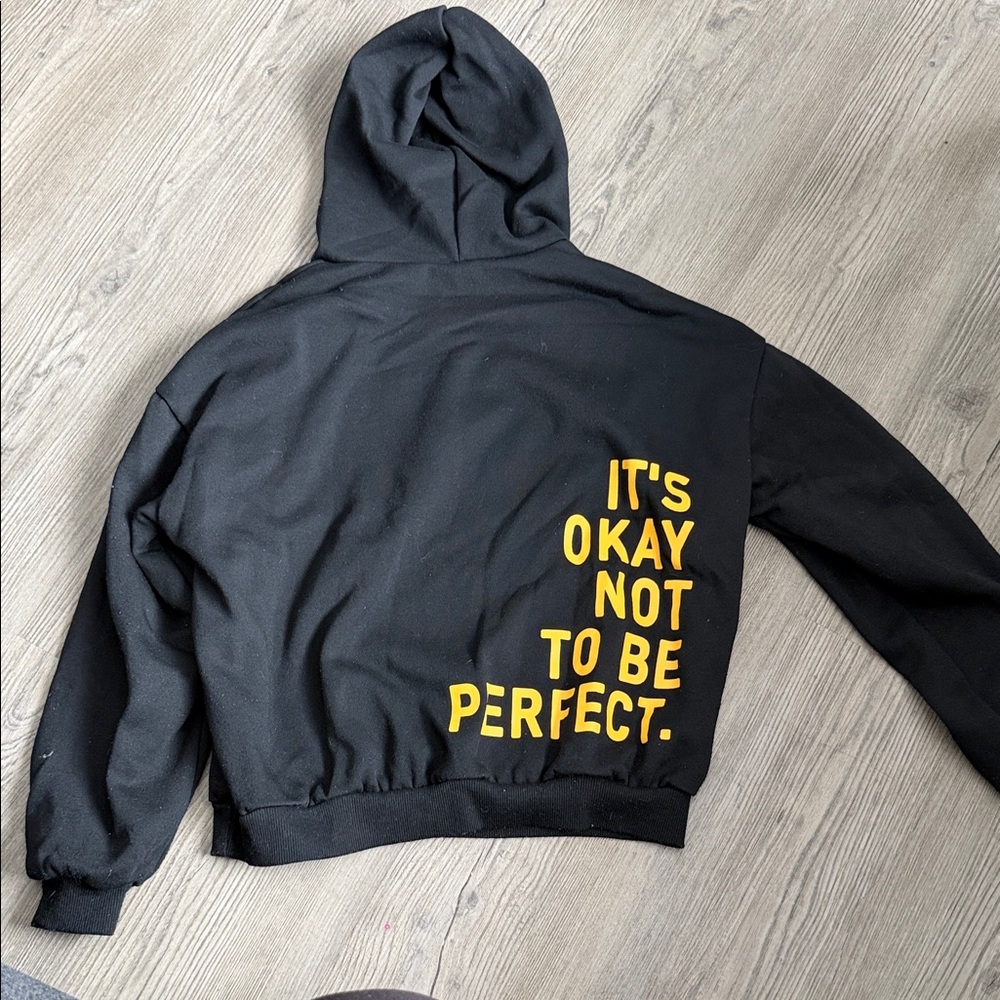 SHEIN Black Fleece Hoodie